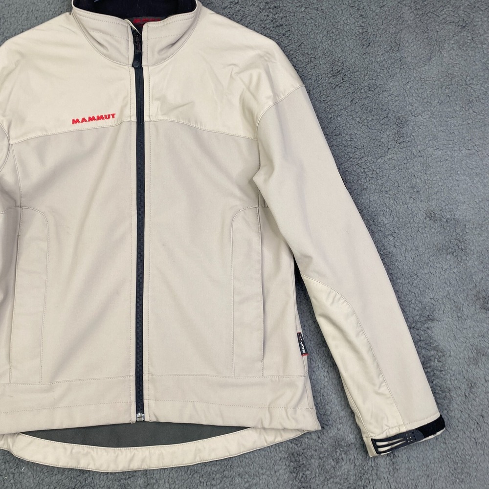 Mammut Softec Soft Shell Jacket Size Medium Cream… - image 3